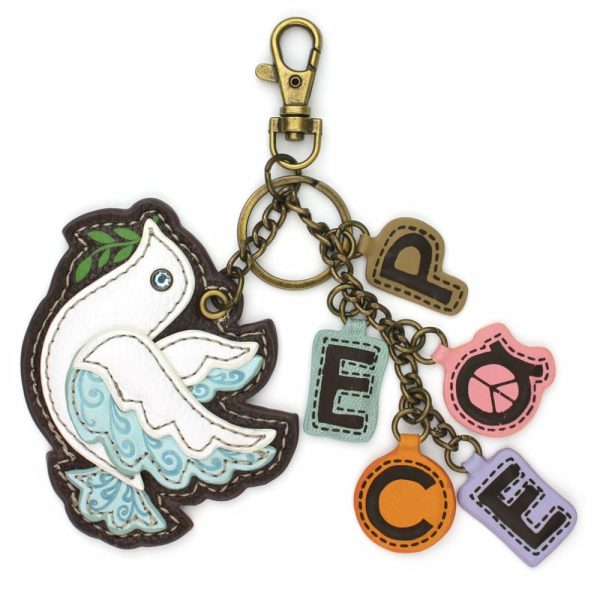 Keychains |  Charming Charms Keychain – Dove+Peace Keychains Keychains