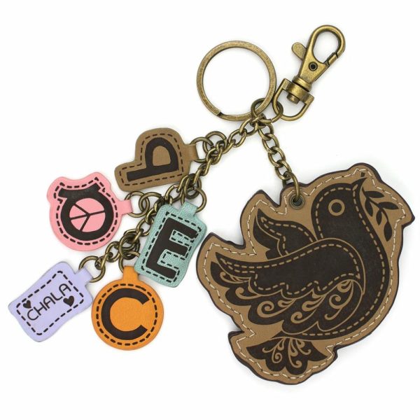 Keychains |  Charming Charms Keychain – Dove+Peace Keychains Keychains