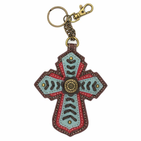 Keychains |  Key Fob – Chevron Cross Keychains Keychains