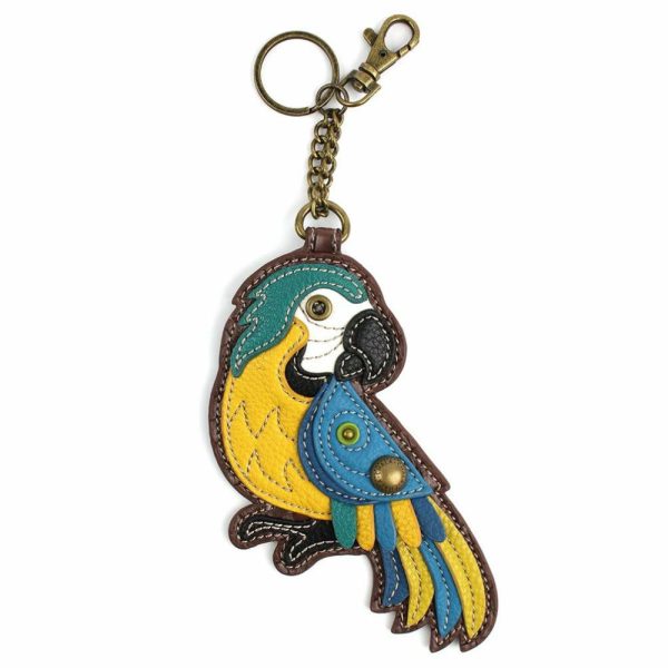 Keychains |  Key Fob/Coin Purse – Blue Parrot Keychains Keychains