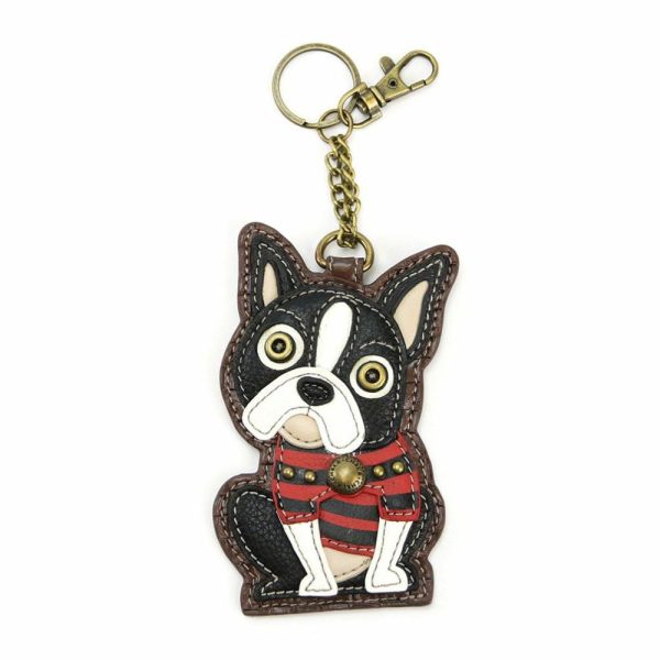 Keychains |  Key Fob/Coin Purse – Boston Terrier Keychains Keychains