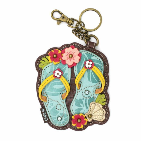 Keychains |  Key Fob/Coin Purse – Flip Flops Keychains Keychains