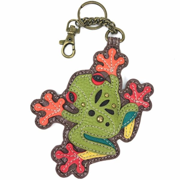 Keychains |  Key Fob/Coin Purse – Frog Keychains Keychains