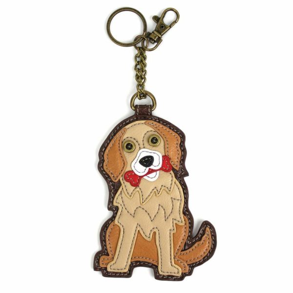 Keychains |  Key Fob/Coin Purse – Golden Retriever Keychains Keychains