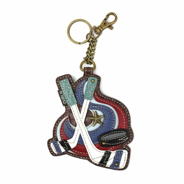 Keychains |  Key Fob/Coin Purse – Hockey Keychains Keychains