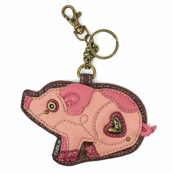 Keychains |  Key Fob/Coin Purse – Pig Keychains Keychains