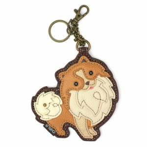 Keychains |  Key Fob/Coin Purse – Pomeranian Keychains Keychains