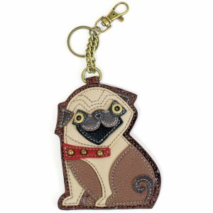 Keychains |  Key Fob/Coin Purse – Pug Keychains Keychains