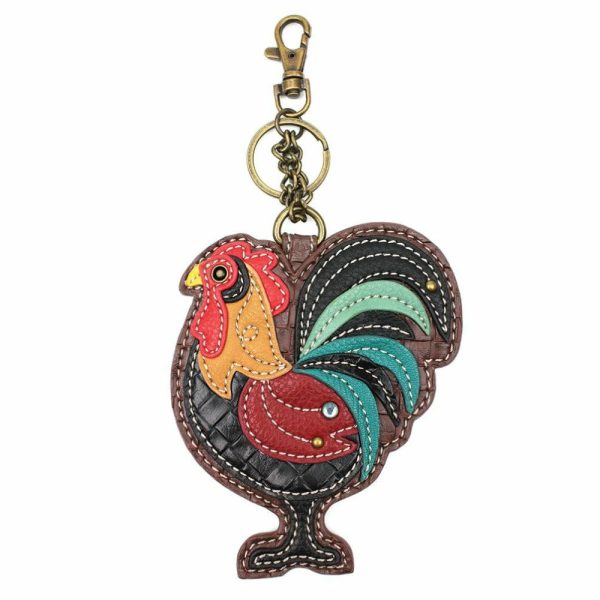 Keychains |  Key Fob/Coin Purse – Rooster Keychains Keychains