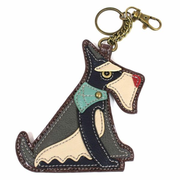 Keychains |  Key Fob/Coin Purse – Schnauzer Keychains Keychains