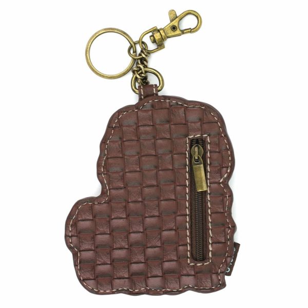 Keychains |  Key Fob/Coin Purse – Shih Tzu – Brown Keychains Keychains