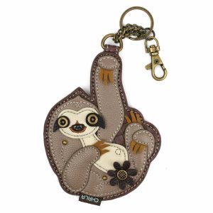 Keychains |  Key Fob/Coin Purse – Sloth Keychains Keychains