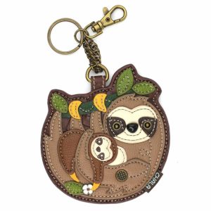 Keychains |  Key Fob/Coin Purse – Sloth Family Keychains Keychains