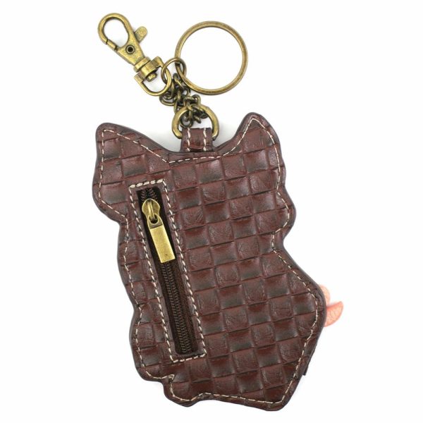 Keychains |  Key Fob/Coin Purse – Spotted Pig – Pink Keychains Keychains