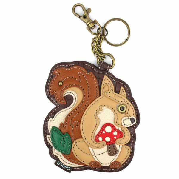 Keychains |  Key Fob/Coin Purse – Squirrel A Keychains Keychains