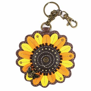 Keychains |  Key Fob/Coin Purse – Sunflower Keychains Keychains