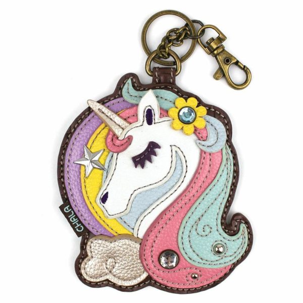 Keychains |  Key Fob/Coin Purse – Unicorn Keychains Keychains