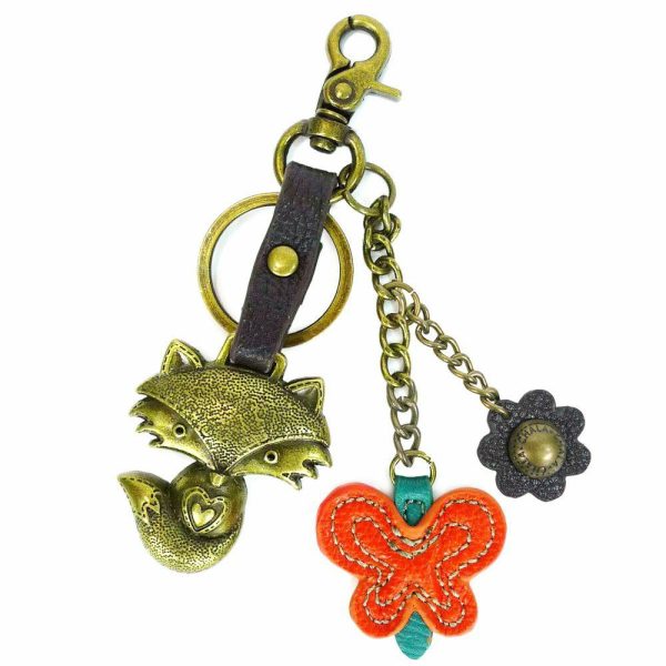 Keychains |  Metal Charming Keychain – Fox Keychains Keychains