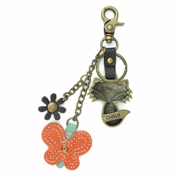 Keychains |  Metal Charming Keychain – Fox Keychains Keychains