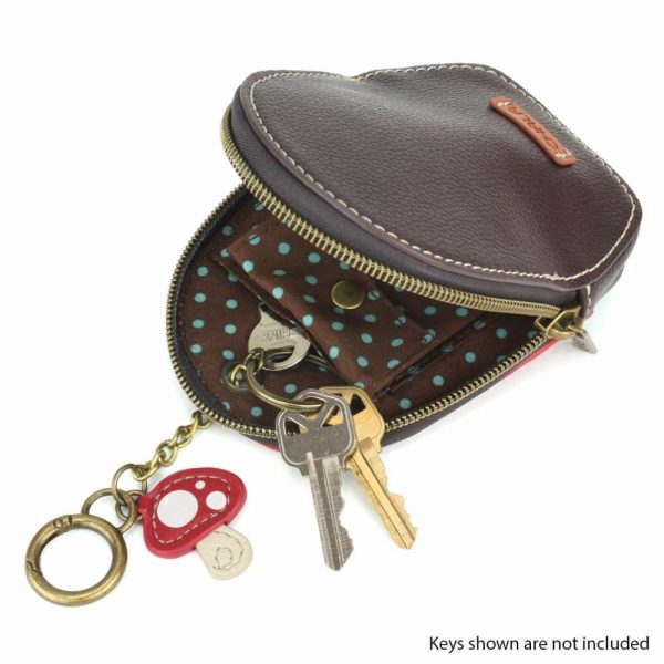 Keychains |  Mini Coin Purse Keychain – Gnome Keychains Brown Approx