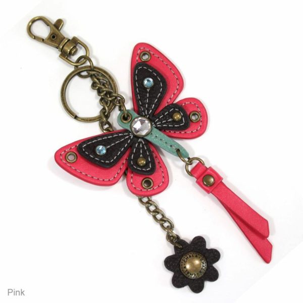 Keychains |  Mini Keychain – Butterfly – Pink Keychains Keychains