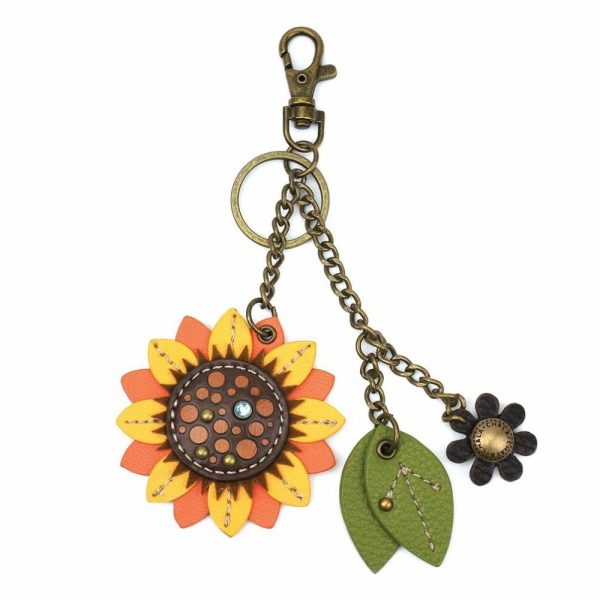 Keychains |  Mini Keychain – Sunflower Keychains Keychains