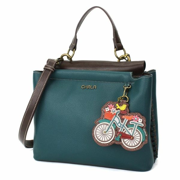 Totes & Satchels |  Charming Satchel – Bicycle Totes & Satchels Black