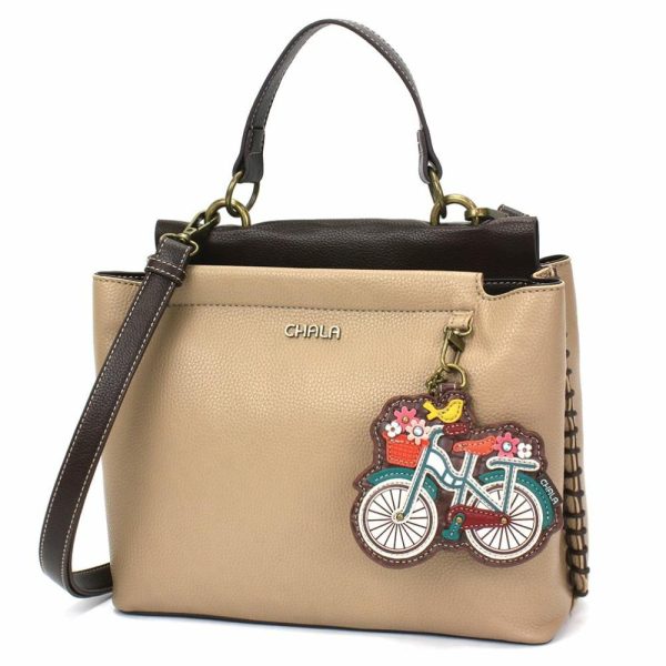 Totes & Satchels |  Charming Satchel – Bicycle Totes & Satchels Black