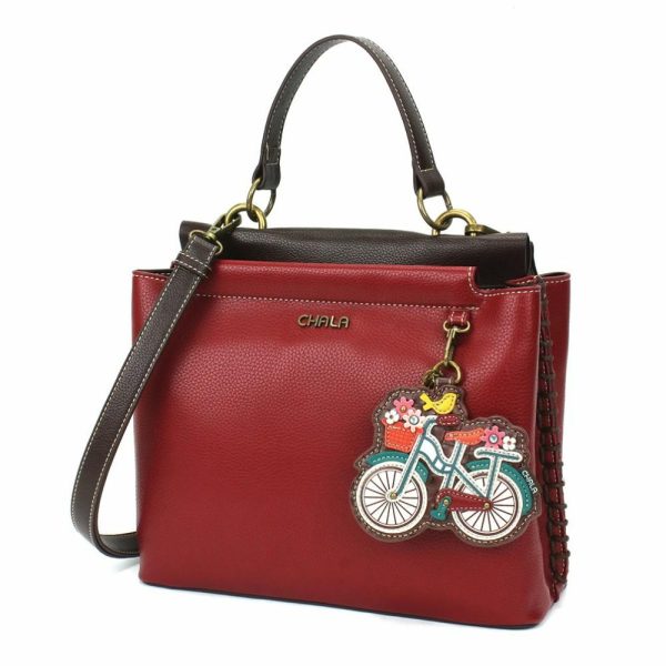 Totes & Satchels |  Charming Satchel – Bicycle Totes & Satchels Black