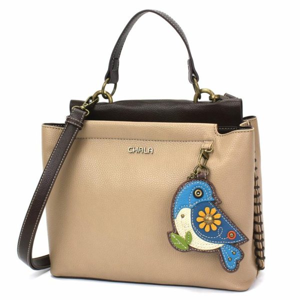 Totes & Satchels |  Charming Satchel – Blue Bird Totes & Satchels Black