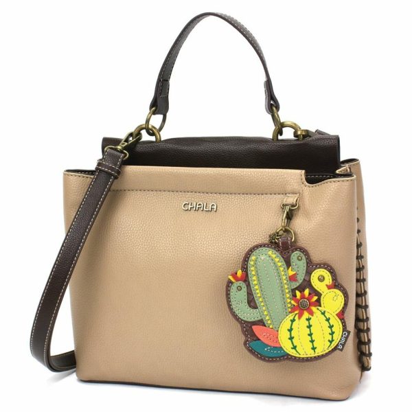 Totes & Satchels |  Charming Satchel – Cactus Totes & Satchels Black