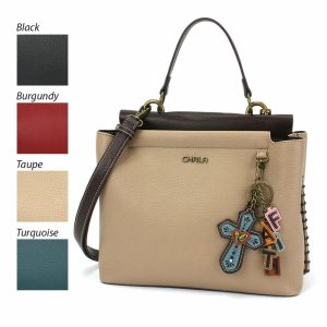 Totes & Satchels |  Charming Satchel – Charming Charms Cross+Faith Totes & Satchels Black