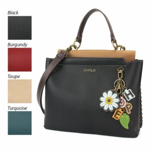 Totes & Satchels |  Charming Satchel – Charming Charms Daisy+Hope Totes & Satchels Black