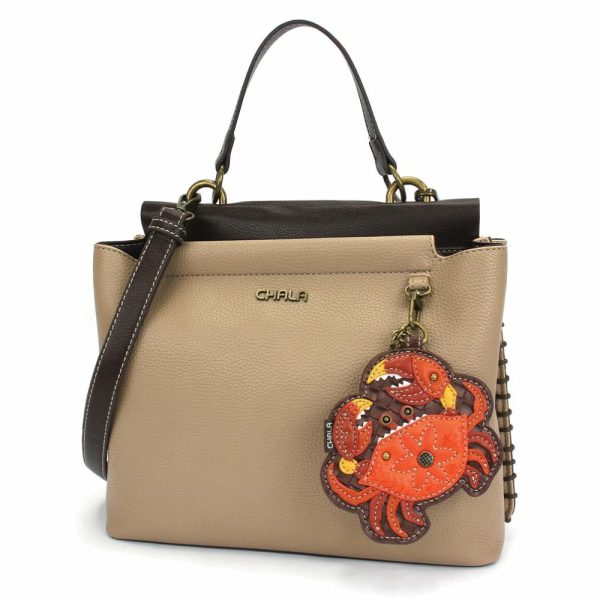 Totes & Satchels |  Charming Satchel – Crab Orange Totes & Satchels Black