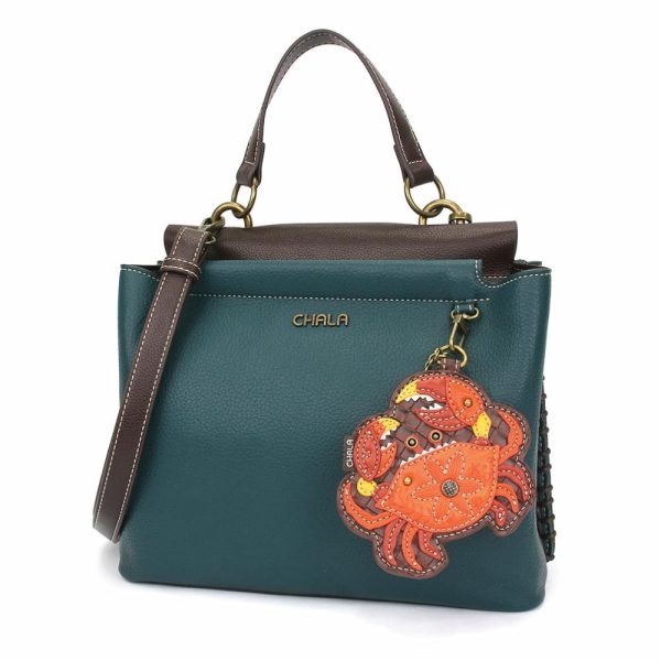 Totes & Satchels |  Charming Satchel – Crab Orange Totes & Satchels Black