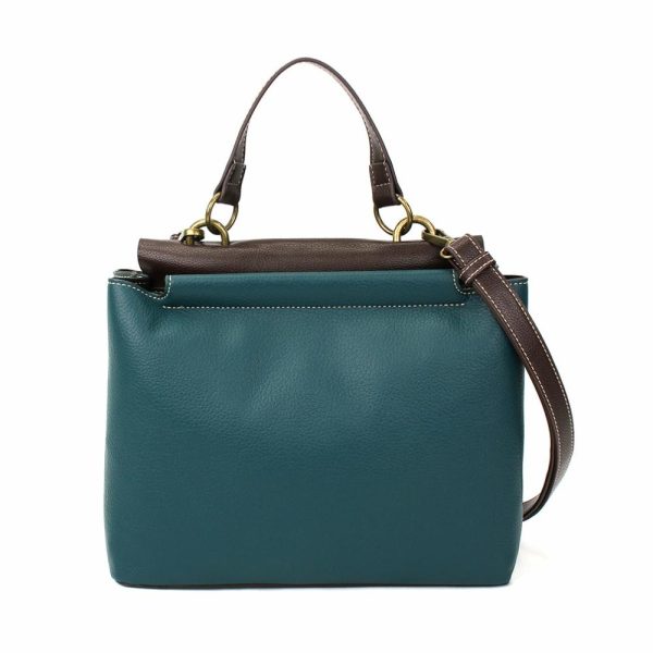 Totes & Satchels |  Charming Satchel – Crab Teal Totes & Satchels Black