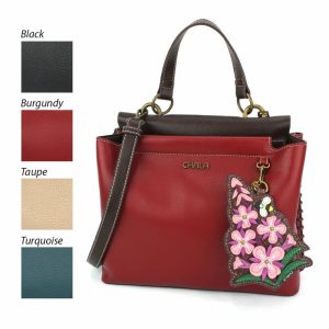 Totes & Satchels |  Charming Satchel – Fireweed Totes & Satchels Black