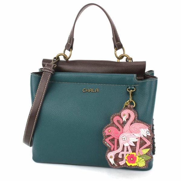 Totes & Satchels |  Charming Satchel – Flamingo Group Totes & Satchels Black