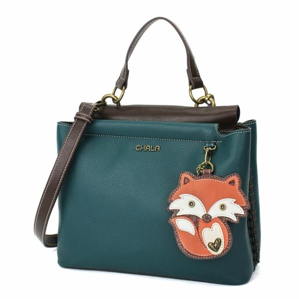 Totes & Satchels |  Charming Satchel – Fox Totes & Satchels Black