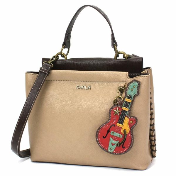 Totes & Satchels |  Charming Satchel – Guitar Totes & Satchels Black