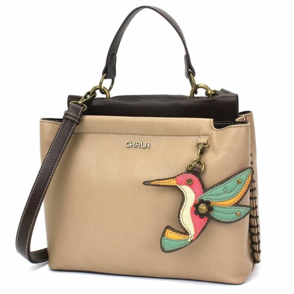 Totes & Satchels |  Charming Satchel – Hummingbird Totes & Satchels Black