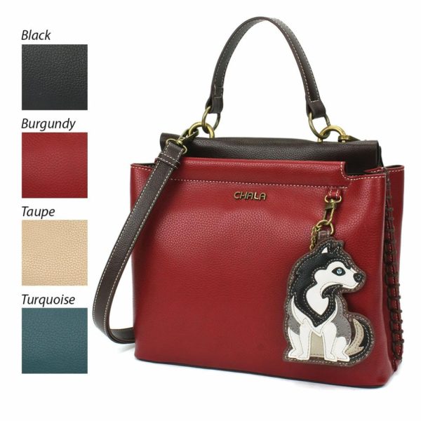 Totes & Satchels |  Charming Satchel – Husky Totes & Satchels Black