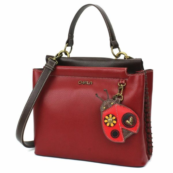 Totes & Satchels |  Charming Satchel – Ladybug Totes & Satchels Black