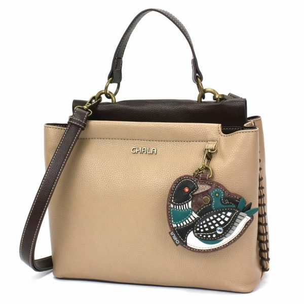 Totes & Satchels |  Charming Satchel – Loon Bird Totes & Satchels Black