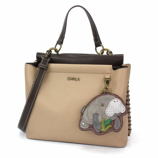 Totes & Satchels |  Charming Satchel – Manatee A Totes & Satchels Black