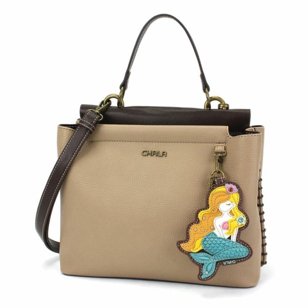 Totes & Satchels |  Charming Satchel – Mermaid A Totes & Satchels Black