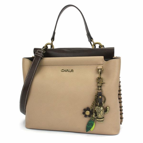 Totes & Satchels |  Charming Satchel – Metal Charming Cactus Totes & Satchels Black