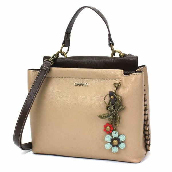 Totes & Satchels |  Charming Satchel – Metal Charming Dragonfly Totes & Satchels Black