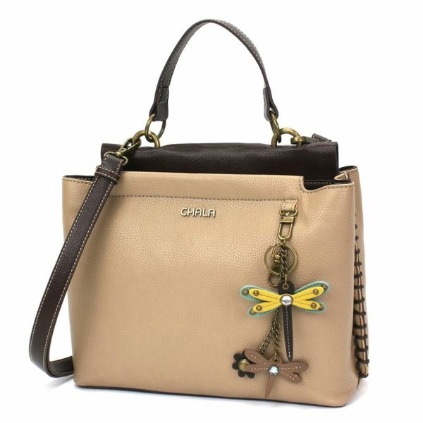 Totes & Satchels |  Charming Satchel – Mini Keychain Dragonfly Yellow Totes & Satchels Black