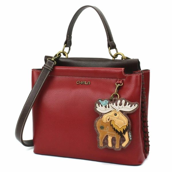 Totes & Satchels |  Charming Satchel – Moose Totes & Satchels Black